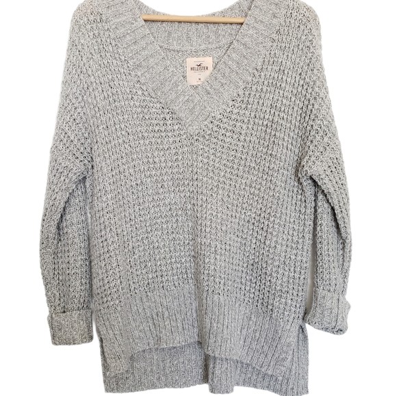 Hollister Sweaters - 5 for $25 Hollister v neck grey sweater
